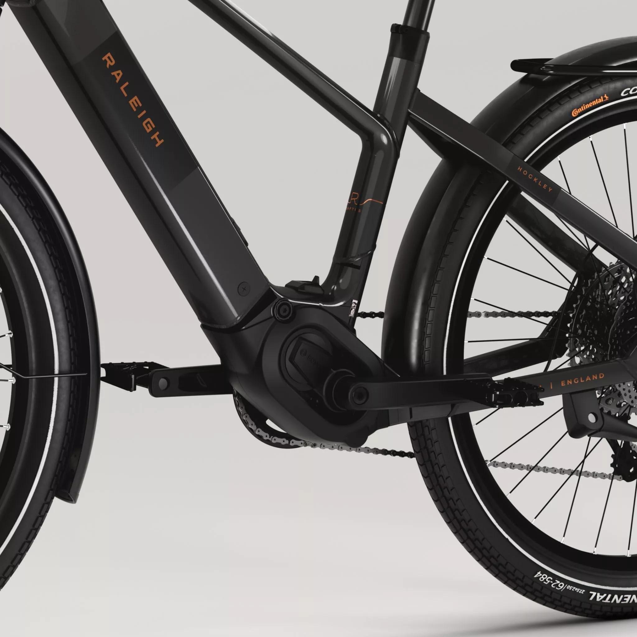 Raleigh Hockley Mid-Step Electric Hybrid Bike - M Frame