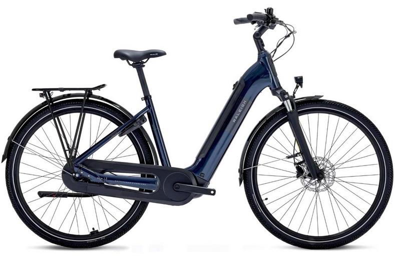 Raleigh Motus Hub Night Blue Electric Hybrid Bike - XS, S, M, L Frames Raleigh Motus Hub Night Blue Electric Hybrid Bike - XS, S, M, L Frames