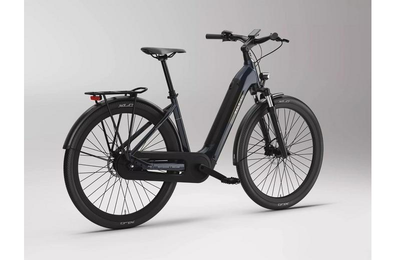 Raleigh Motus Hub Night Blue Electric Hybrid Bike - XS, S, M, L Frames Raleigh Motus Hub Night Blue Electric Hybrid Bike - XS, S, M, L Frames