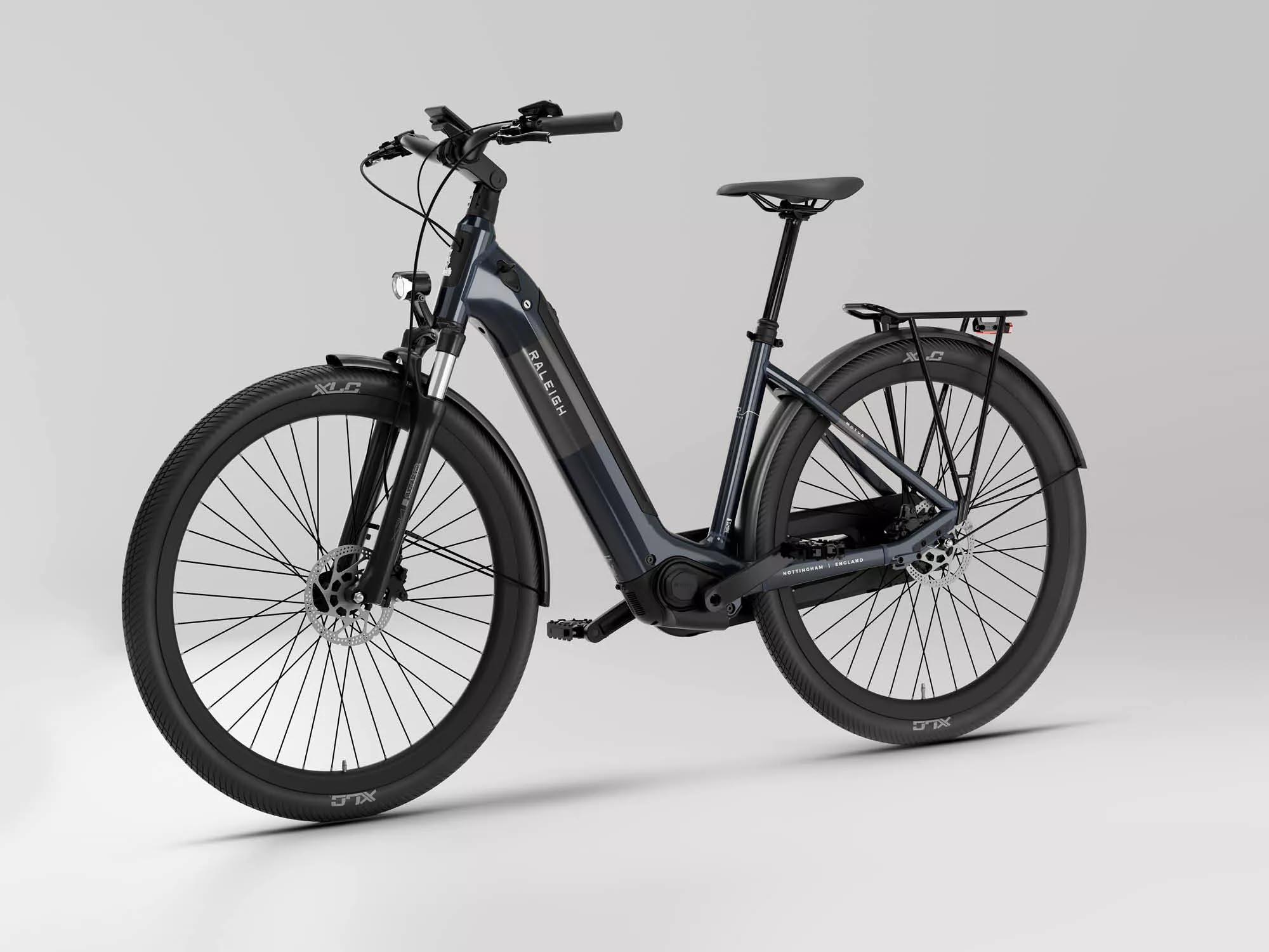 Raleigh Motus Hub Night Blue Electric Hybrid Bike - XS, S, M, L Frames