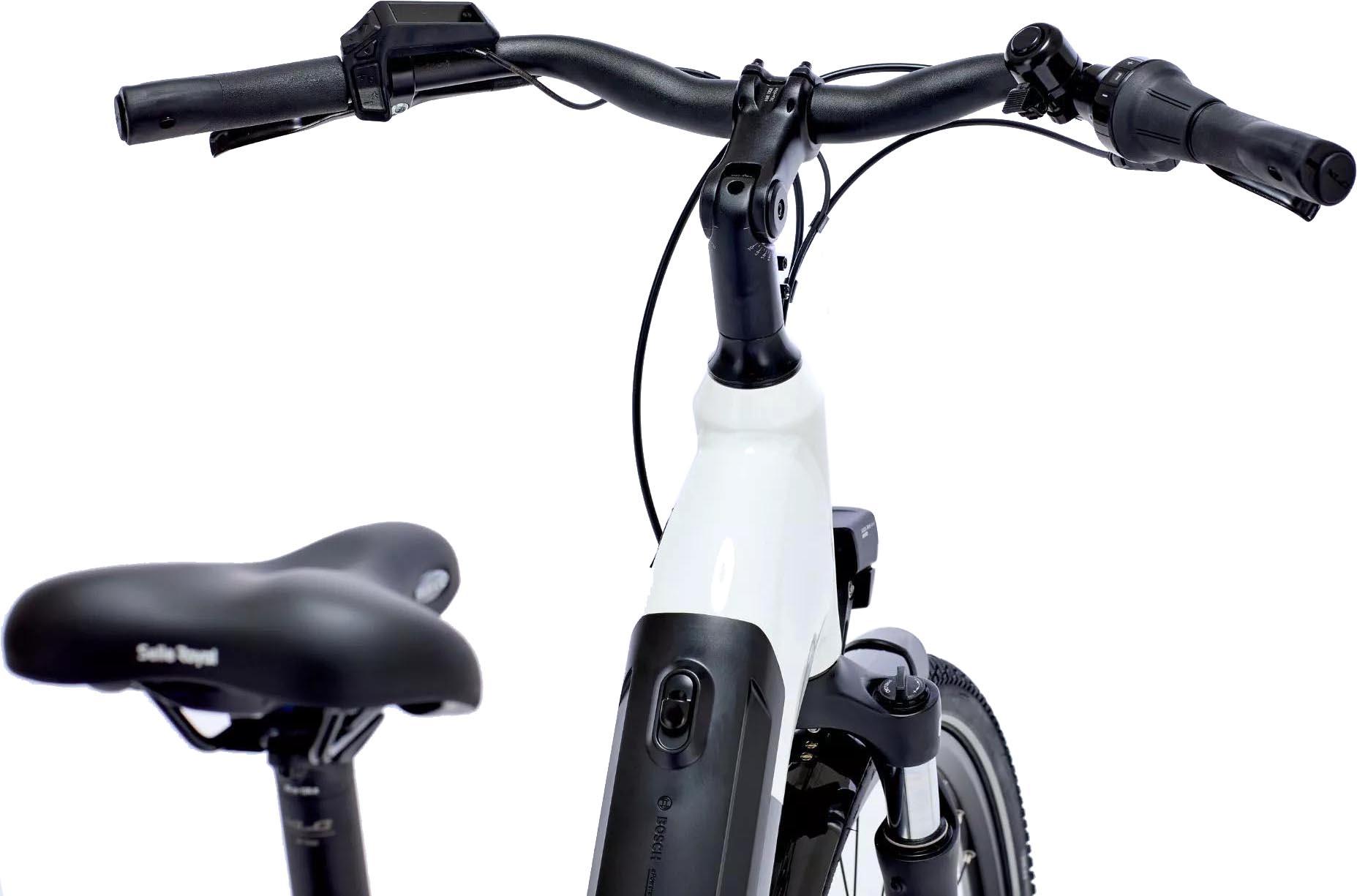 Raleigh Motus Hub Sparkling White Electric Hybrid Bike - XS, S, M, L Frames