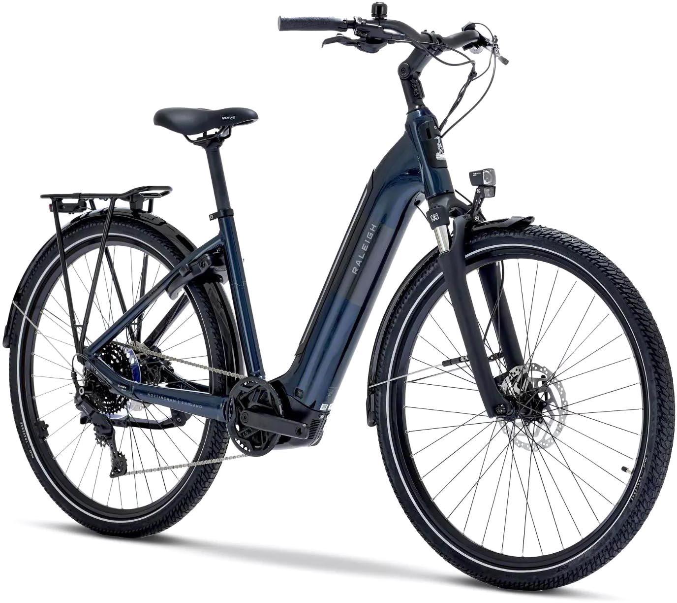 Raleigh Motus Night Blue Electric Hybrid Bike - XS, S, M, L Frames