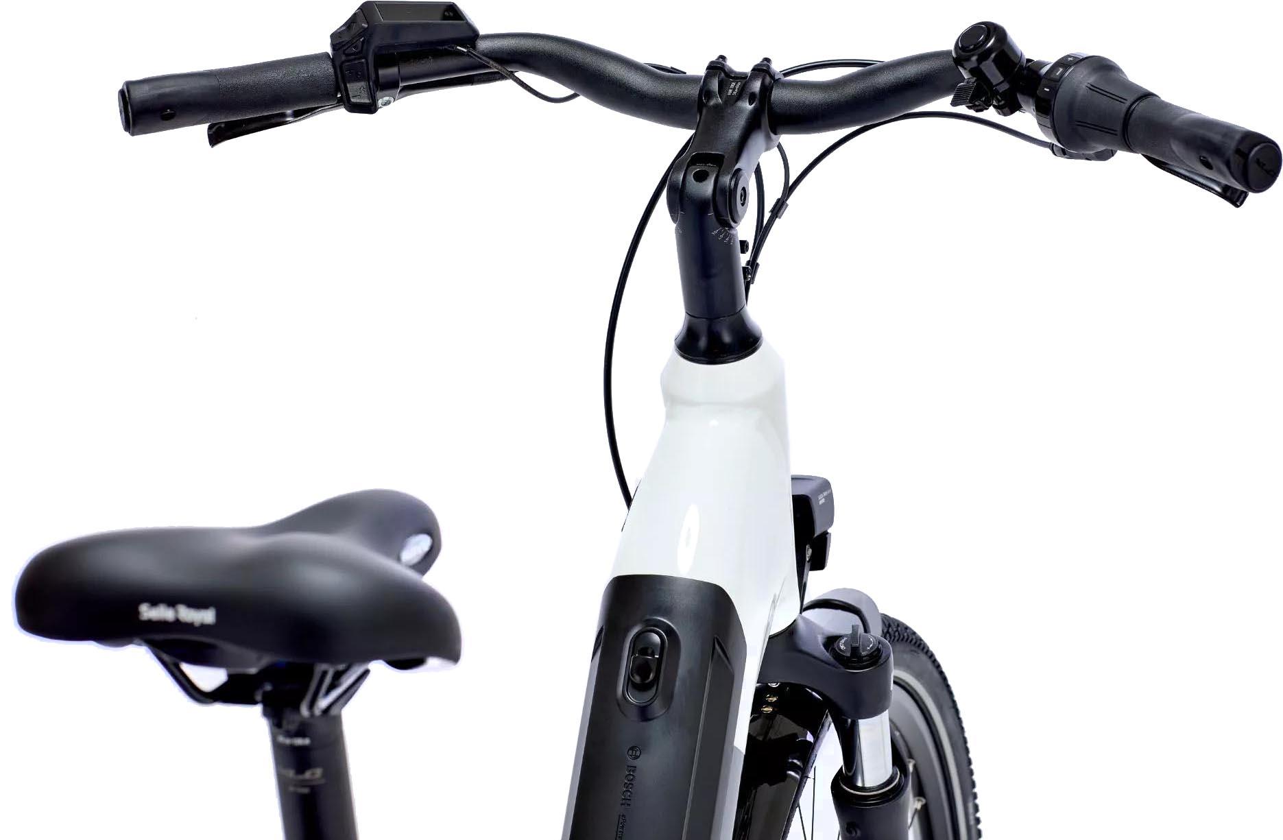 Raleigh Motus Sparkling White Electric Hybrid Bike - M Frame