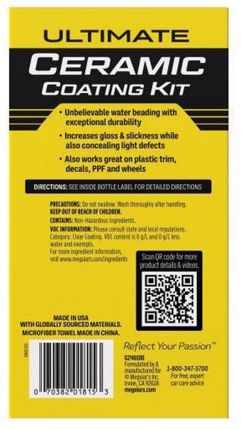 Meguiar's Ultimate Ceramic Coating Kit