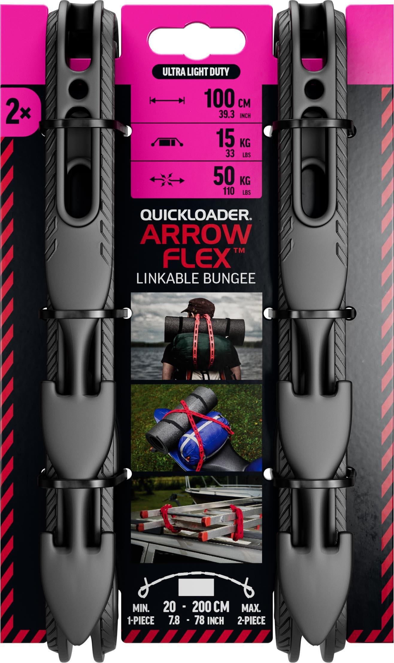 QUICKLOADER ArrowFlex Linkable Bungee 100cm 2-Pack