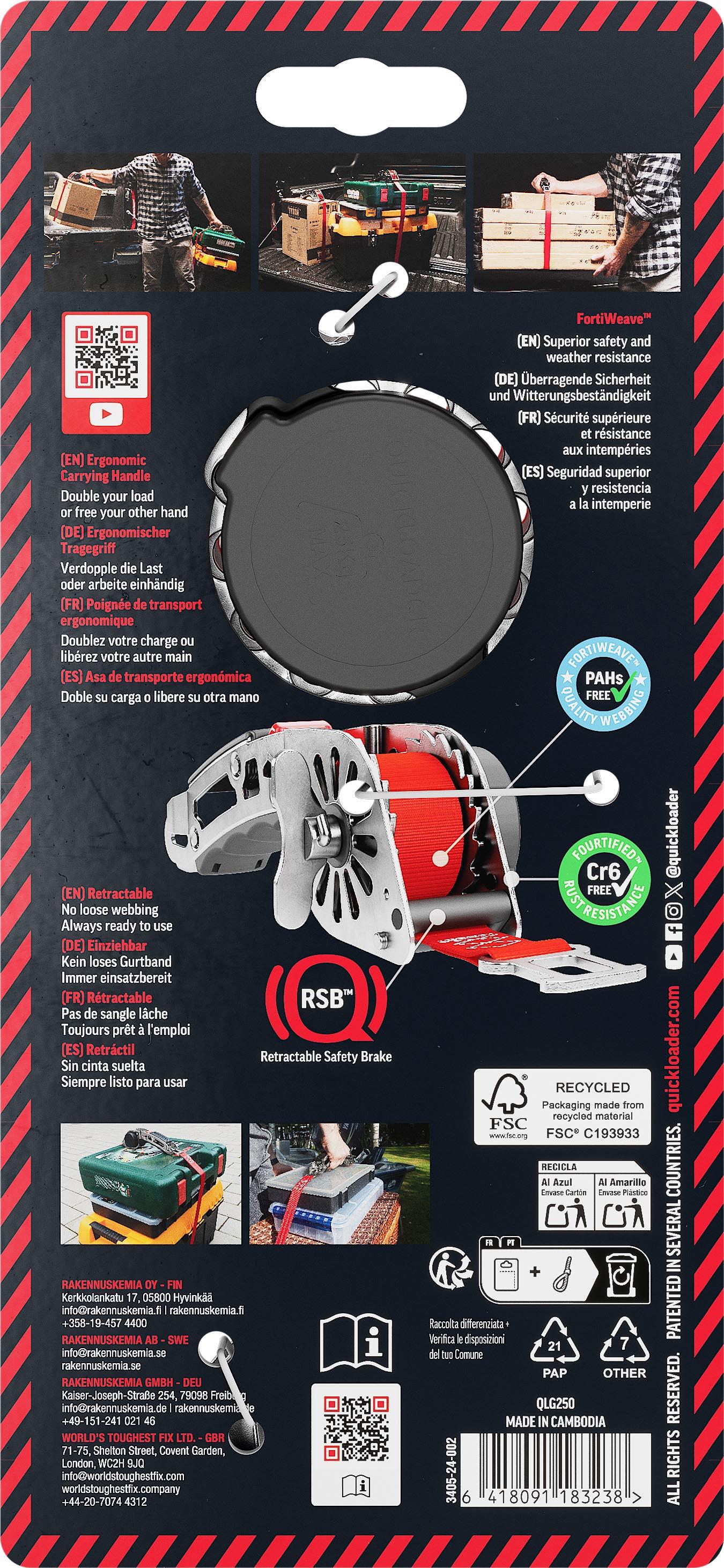QUICKLOADER Grip Carry Handle QLG250 2.5M 1-PACK