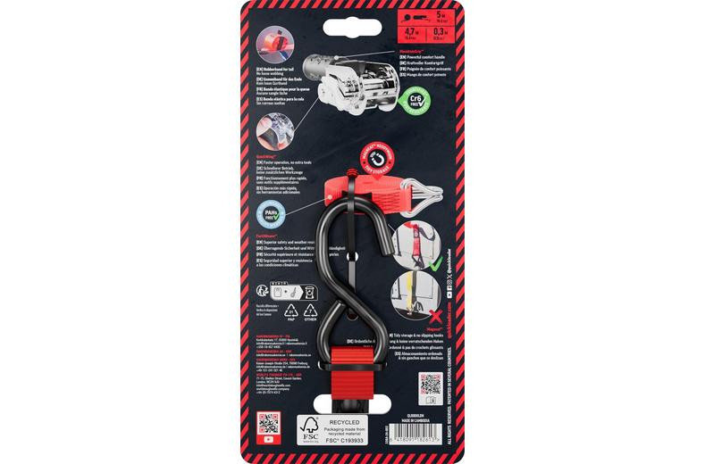 QUICKLOADER Rebel Hybrid Magnetic Ratchet Strap QLR800LDH 800 KG 25MMX5M 1-PACK QUICKLOADER Rebel Hybrid Magnetic Ratchet Strap QLR800LDH 800 KG 25MMX5M 1-PACK