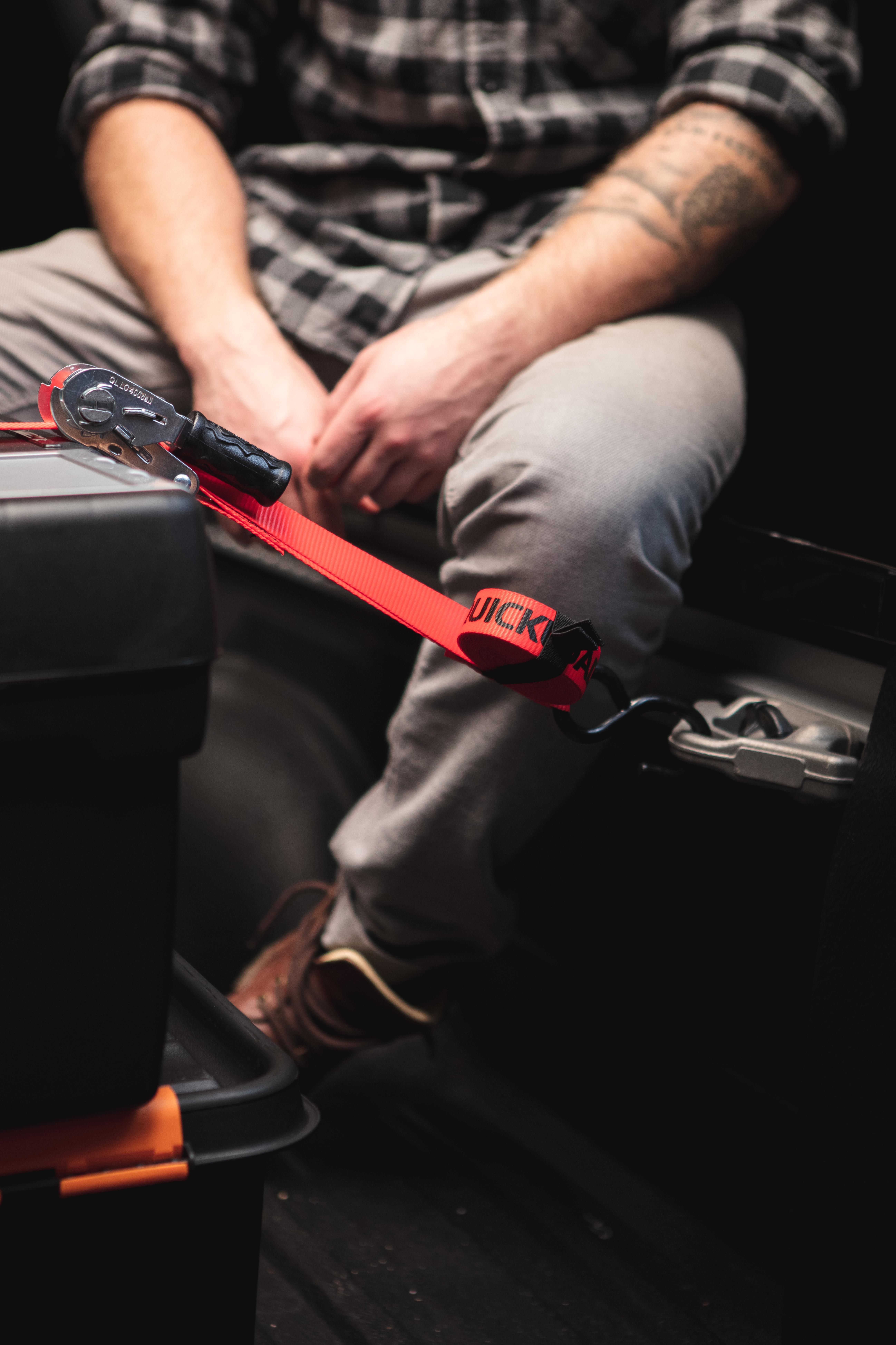 QUICKLOADER Rebel Hybrid Magnetic Ratchet Strap QLR800LDH 800 KG 25MMX5M 1-PACK