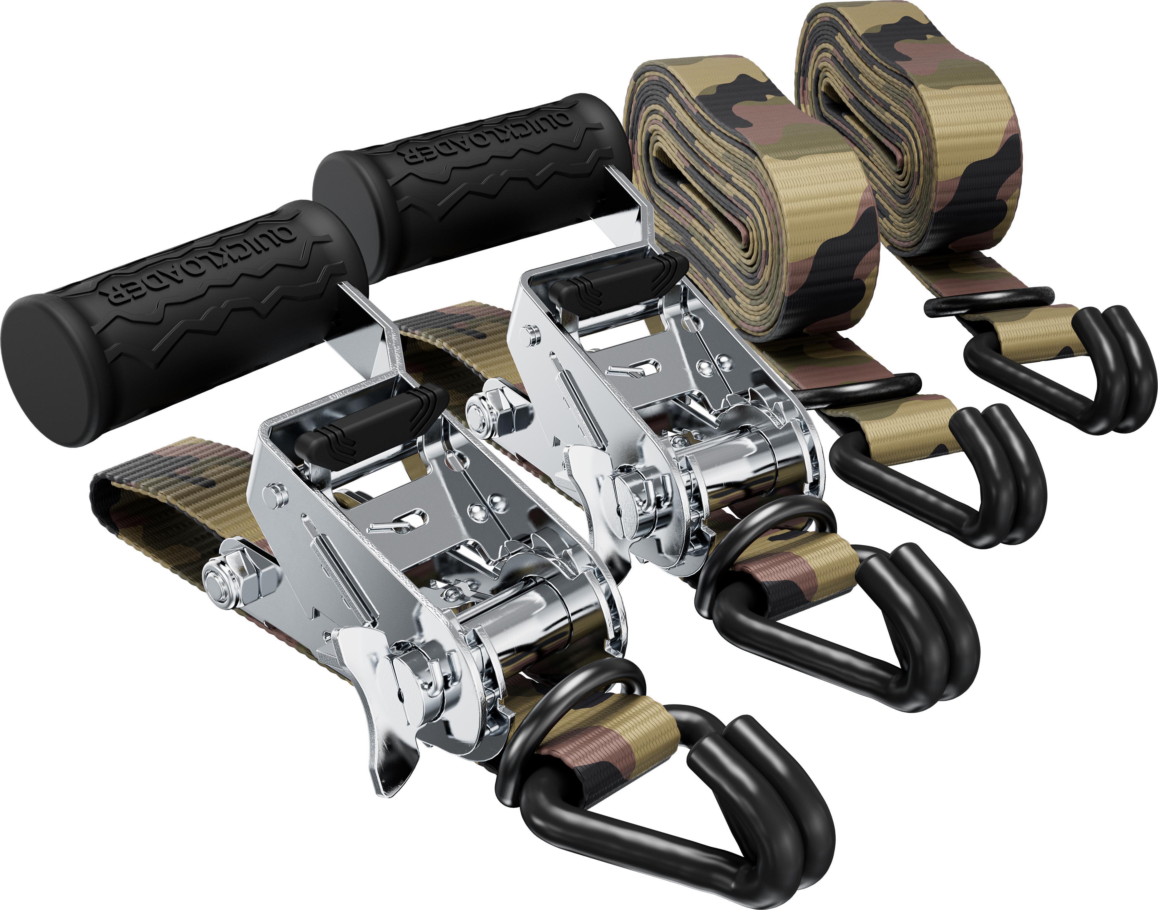 QUICKLOADER Rebel Power Grip Ratchet Strap QLR1500MD 1500 KG 29MMX5M 2-PACK