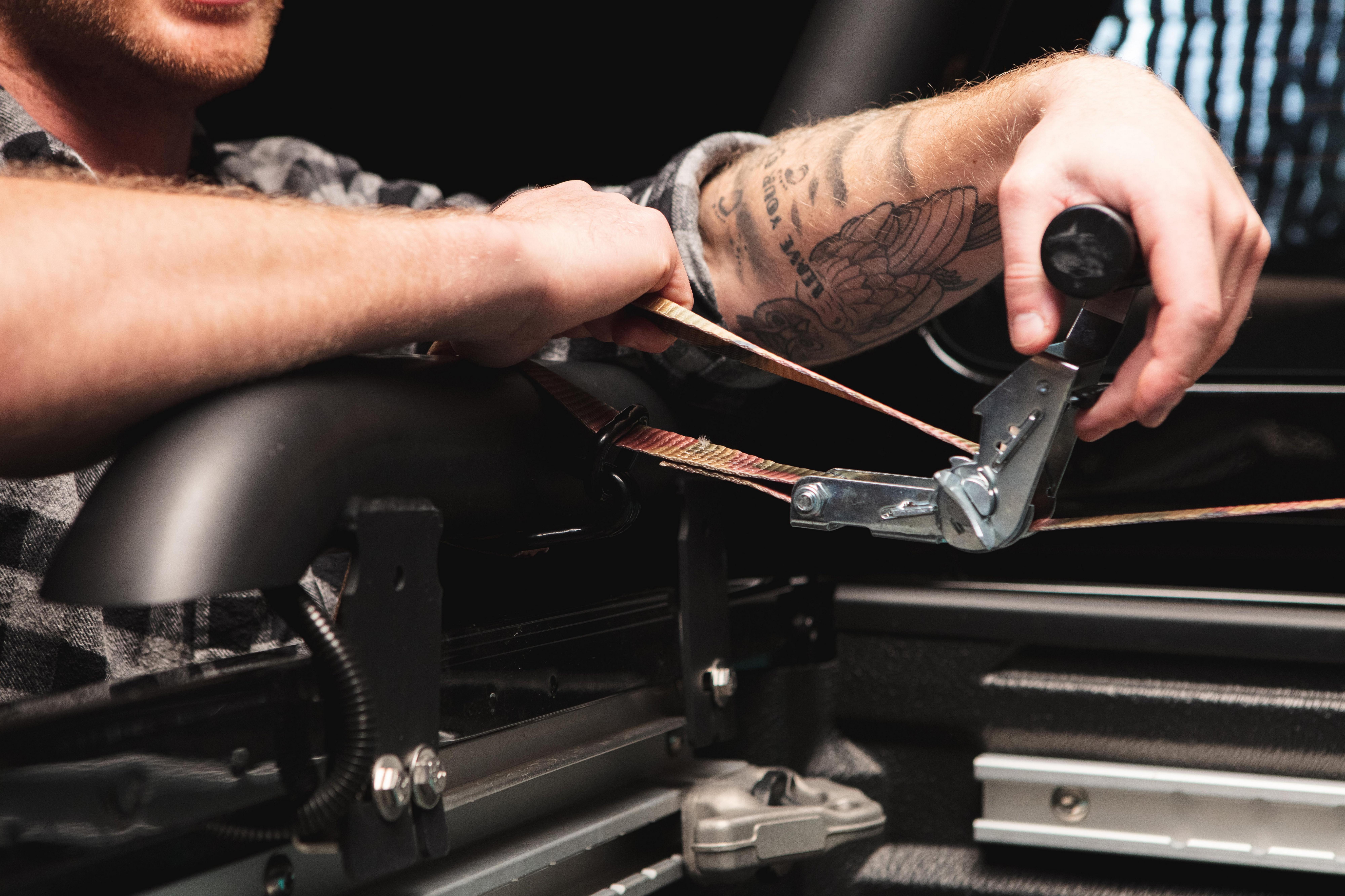 QUICKLOADER Rebel Power Grip Ratchet Strap QLR1500MD 1500 KG 29MMX5M 2-PACK