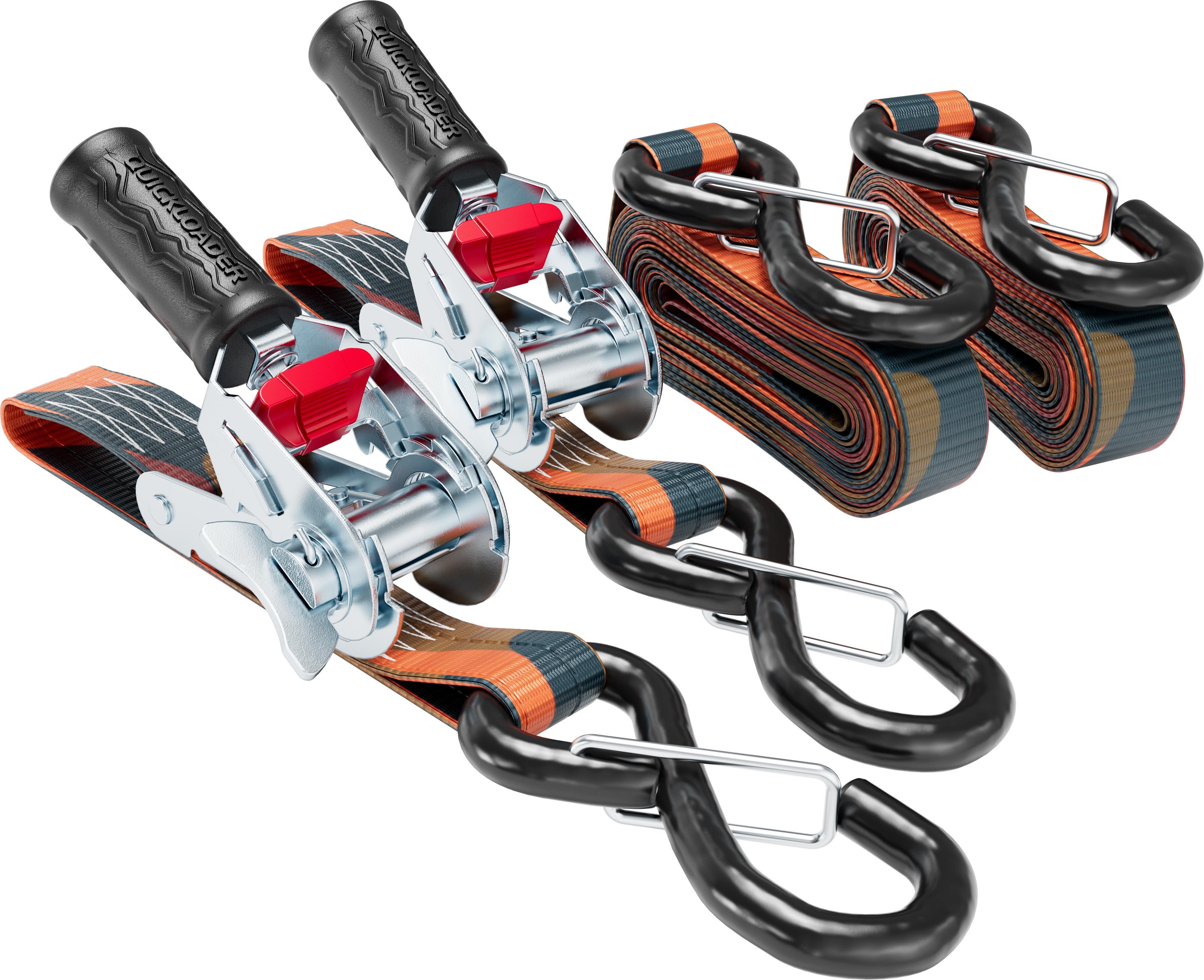 QUICKLOADER Rebel Camo Ratchet Strap QLR800LD-SC 800 KG 25MMX4M 2-PACK