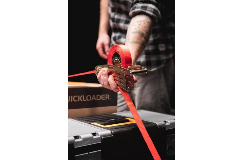 QUICKLOADER Retractable Ratchet Strap RSB Mini 800 KG 3M 25 MN 2-PACK QUICKLOADER Retractable Ratchet Strap RSB Mini 800 KG 3M 25 MN 2-PACK