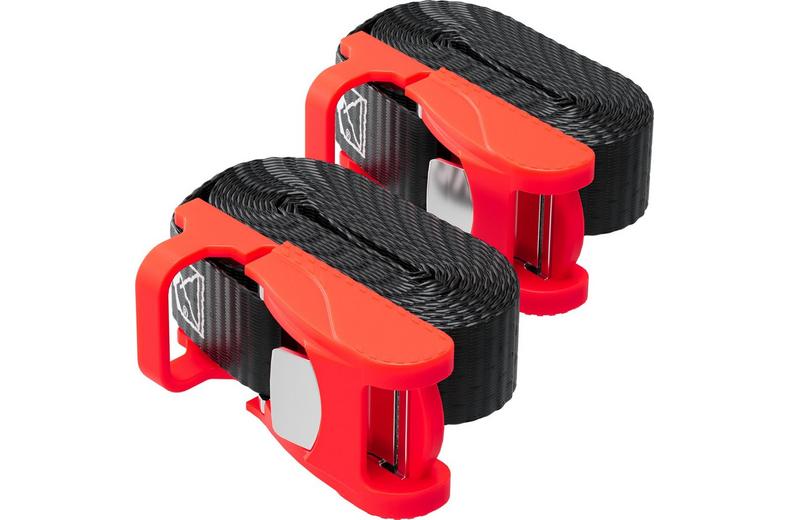 QUICKLOADER Rubberized Cambuckle QCAM600LD-R 600 KG 2.5M 2-PACK QUICKLOADER Rubberized Cambuckle QCAM600LD-R 600 KG 2.5M 2-PACK