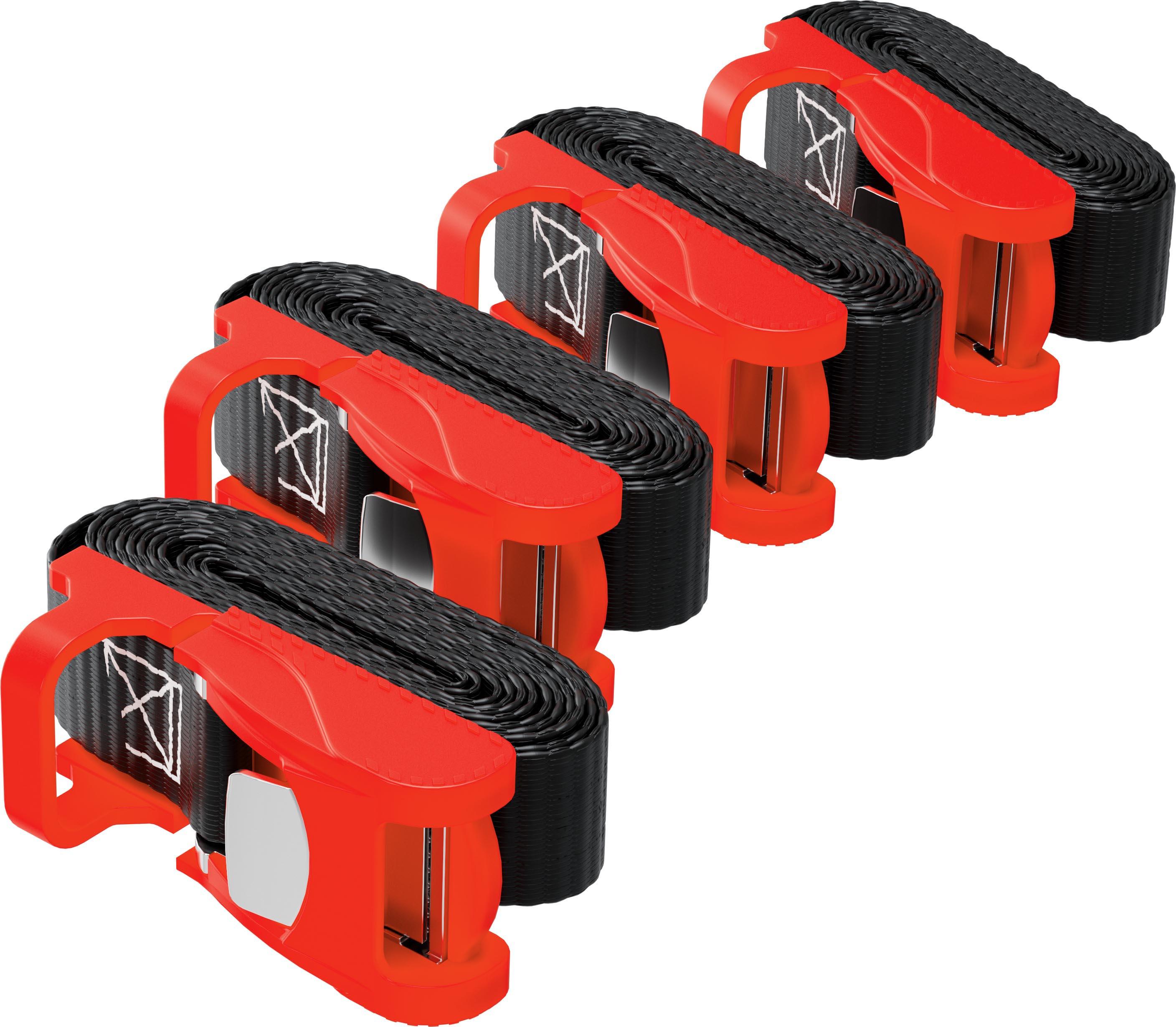 QUICKLOADER Rubberized Cambuckle QCAM600LD-R 600 KG 2M 4-PACK