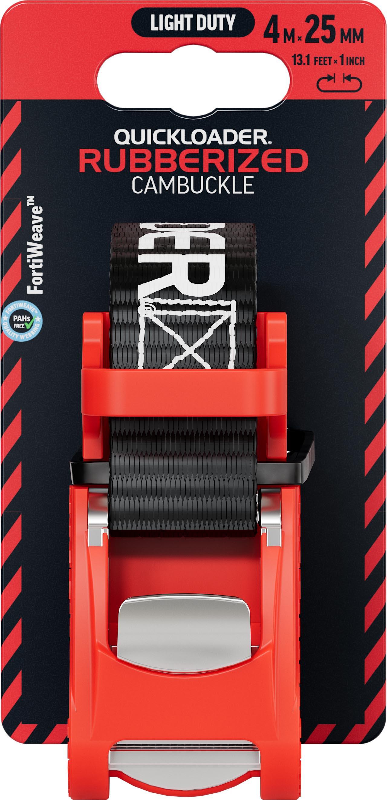 QUICKLOADER Rubberized Cambuckle QCAM600LD-R 600 KG 4M 1-PACK