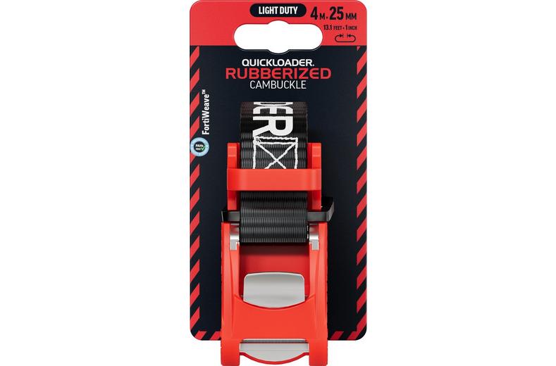 QUICKLOADER Rubberized Cambuckle QCAM600LD-R 600 KG 4M 1-PACK QUICKLOADER Rubberized Cambuckle QCAM600LD-R 600 KG 4M 1-PACK