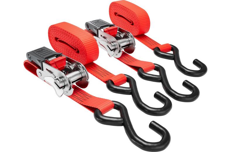 QUICKLOADER Standard Ratchet Strap QSD800LD 800 KG 25MMX4.5 M 2-PACK QUICKLOADER Standard Ratchet Strap QSD800LD 800 KG 25MMX4.5 M 2-PACK