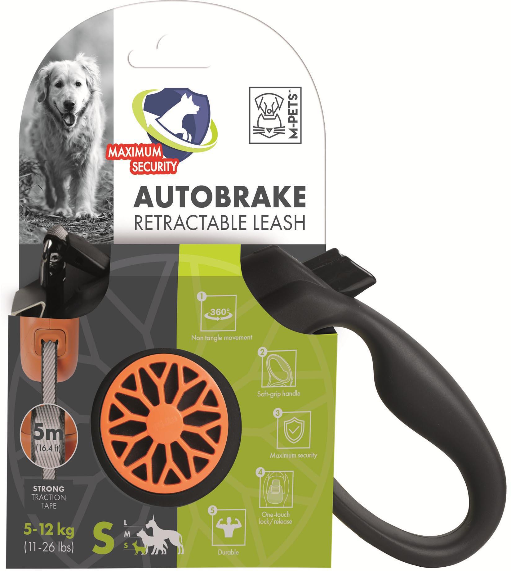 M-PETS Autobrake Retractable Smart Leash