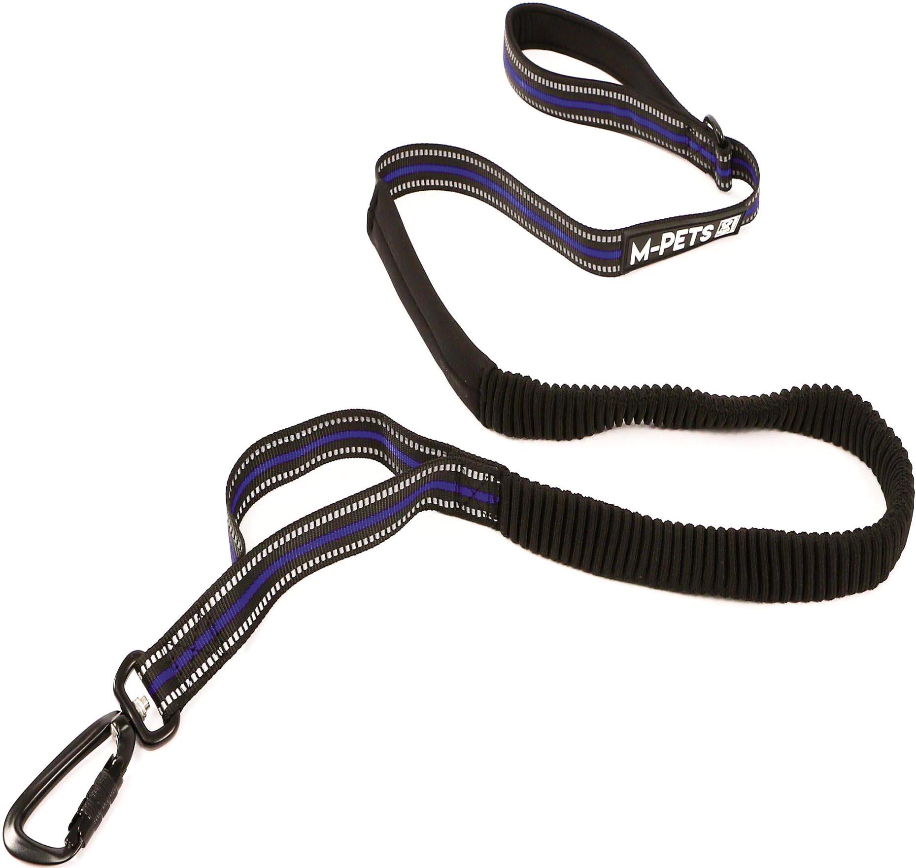 M-PETS Hiking Jogging Leash - Electric Blue