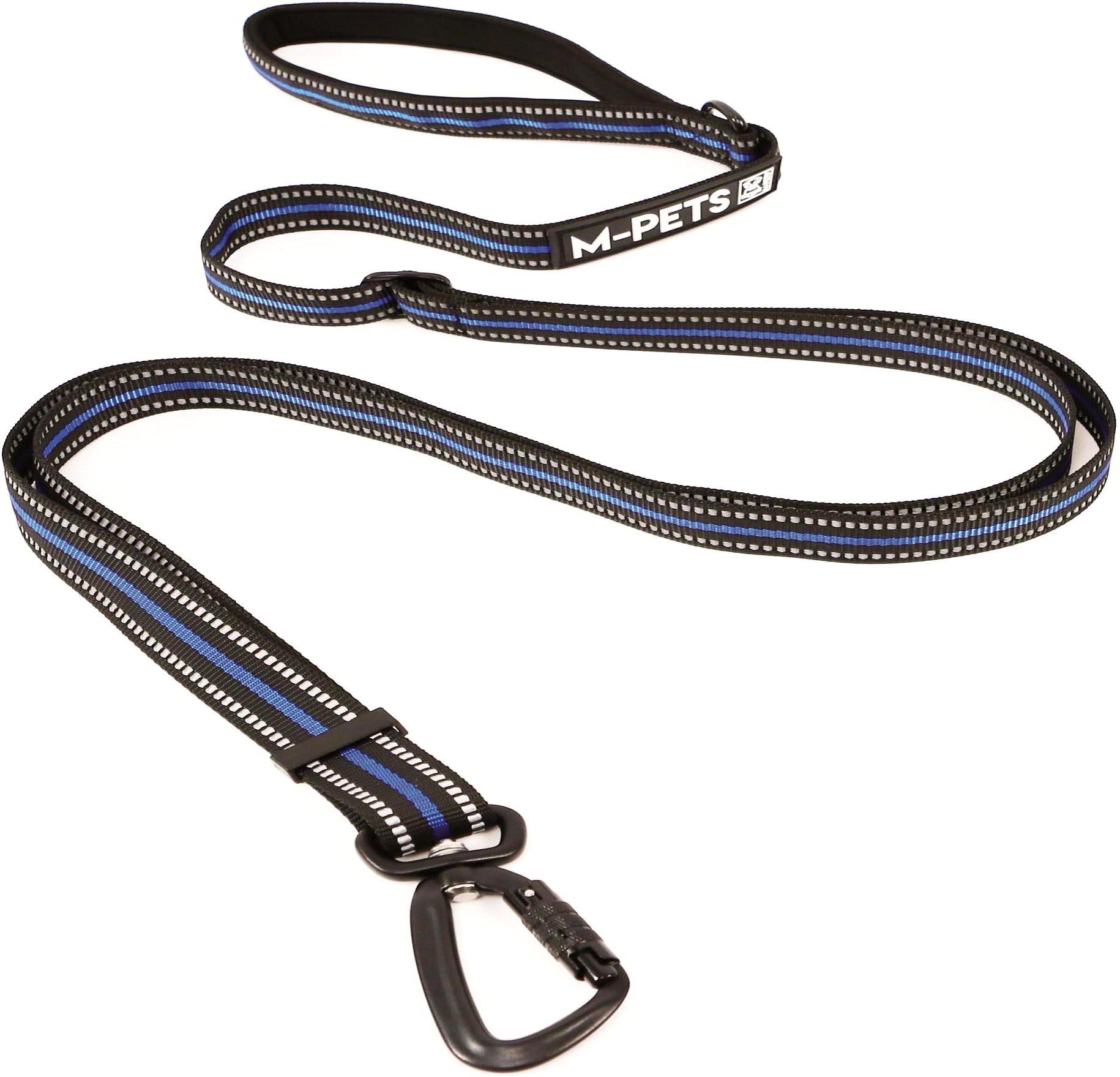 M-PETS Hiking Leash - Electric Blue