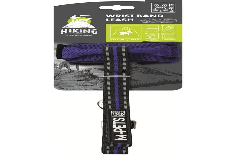 M-PETS Hiking Wristband Leash - Blue Eletcric M-PETS Hiking Wristband Leash - Blue Eletcric
