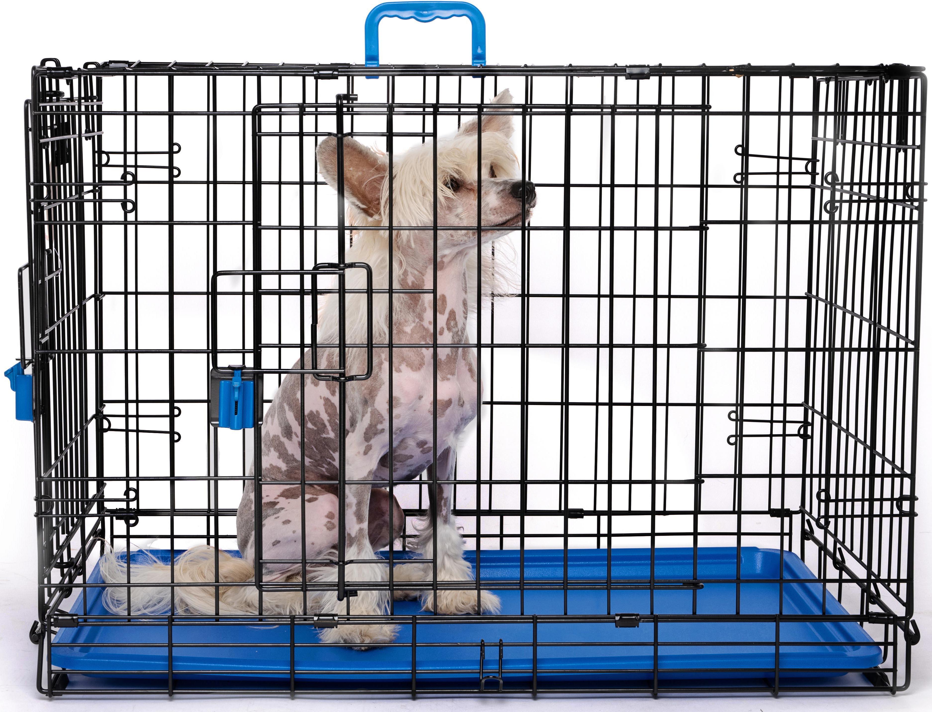 M-PETS Voyager Wire Crate - 2 Doors Patented Securo Lock