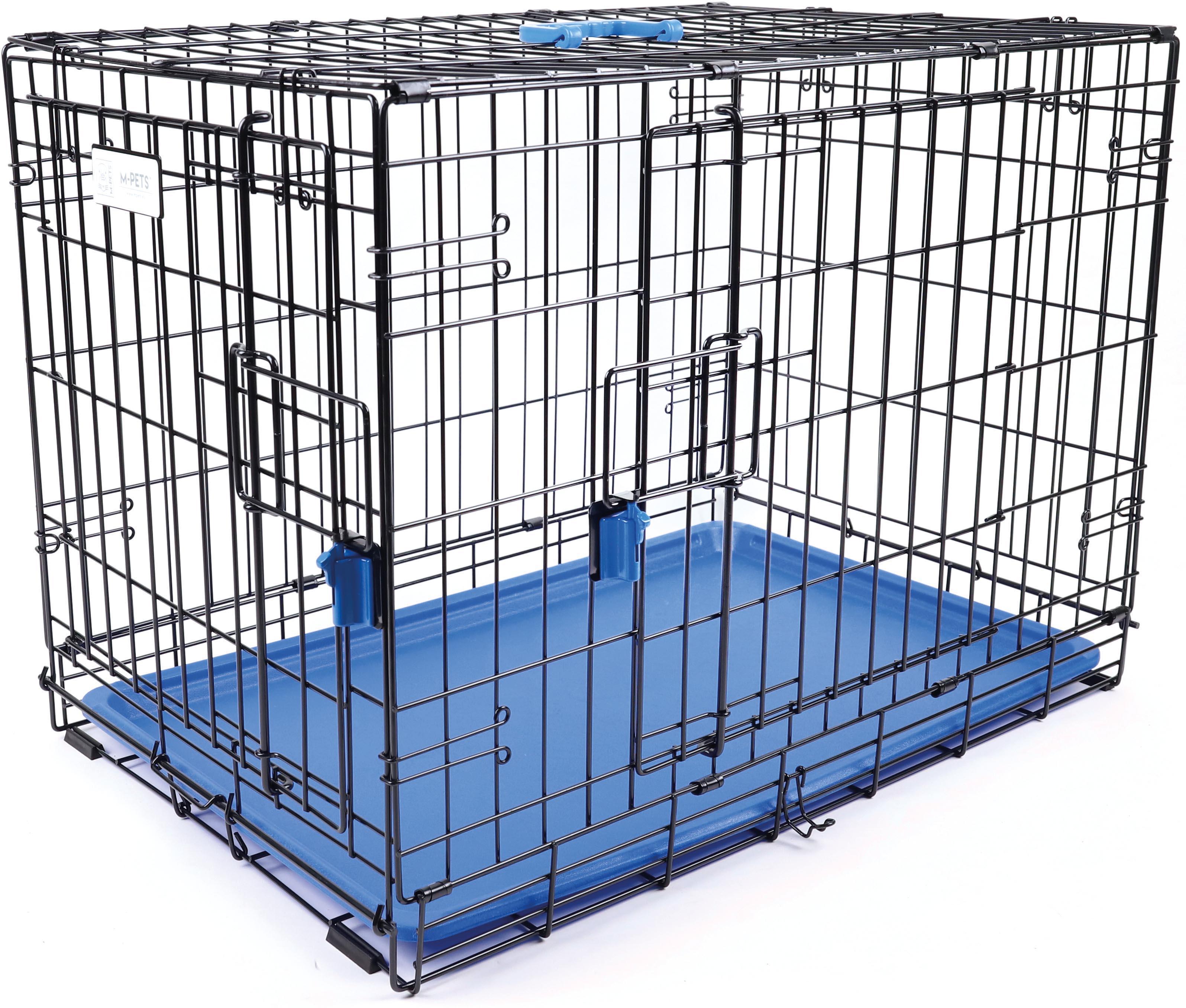 M-PETS Voyager Wire Crate - 2 Doors Patented Securo Lock
