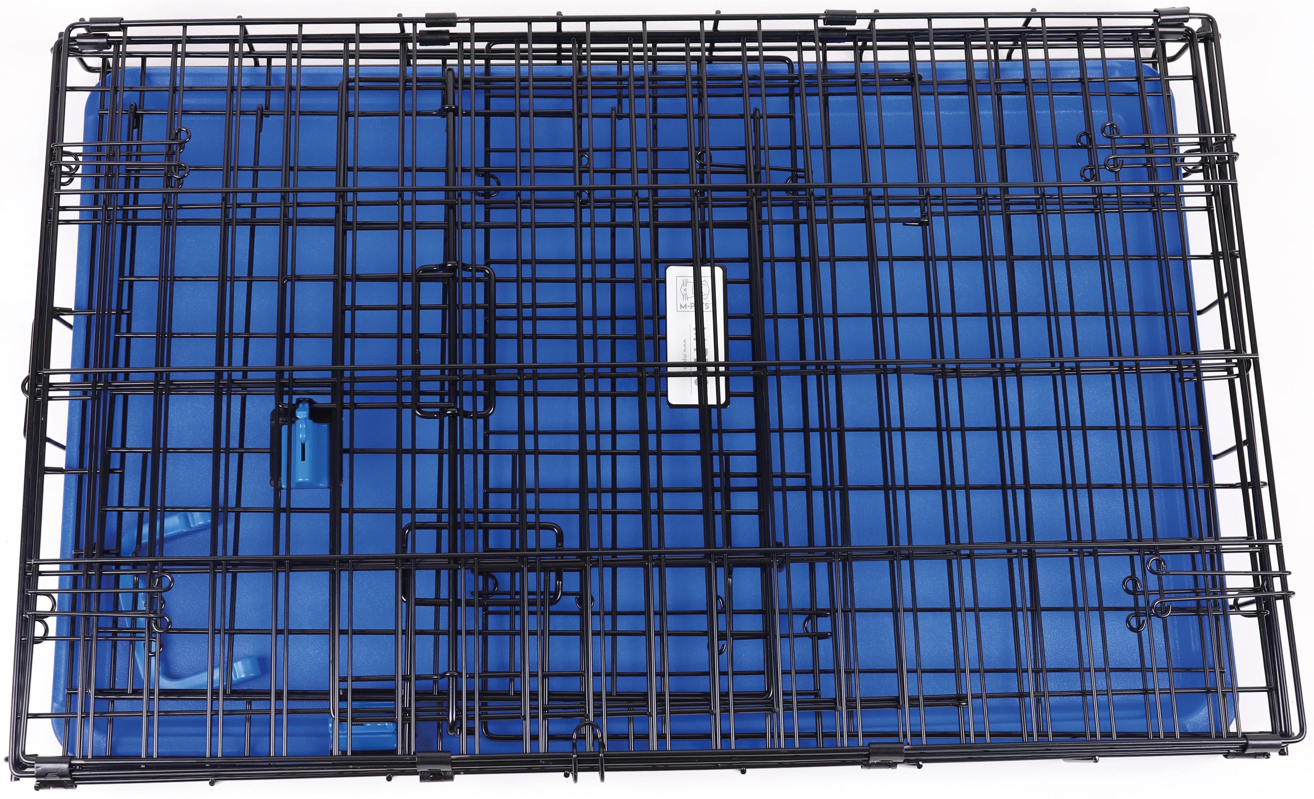 M-PETS Voyager Wire Crate - 2 Doors Patented Securo Lock