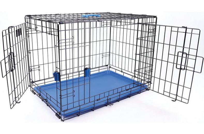 M-PETS Voyager Wire Crate - 2 Doors Patented Securo Lock M-PETS Voyager Wire Crate - 2 Doors Patented Securo Lock
