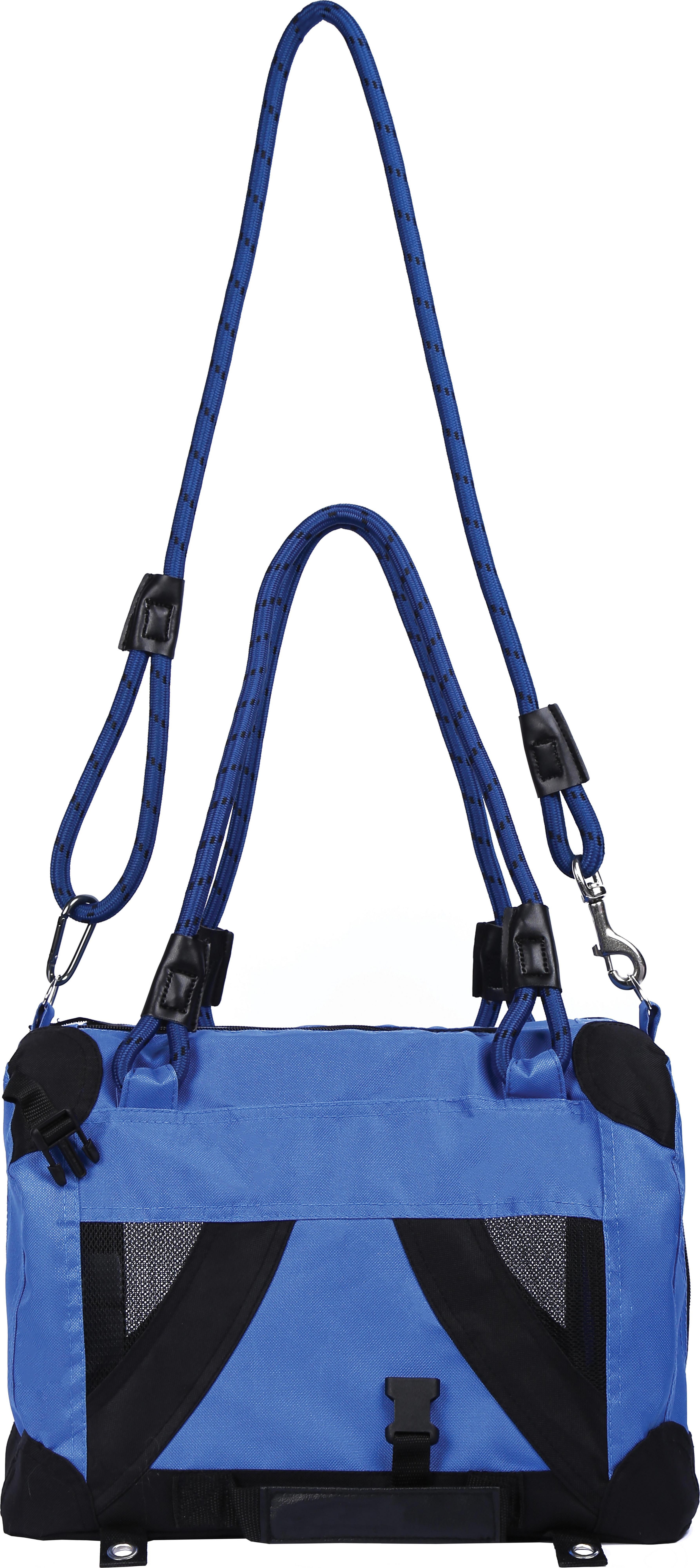 M-PETS Remix Travel Carrier 2 in 1 with Leash-Shoulder Belt - Blue