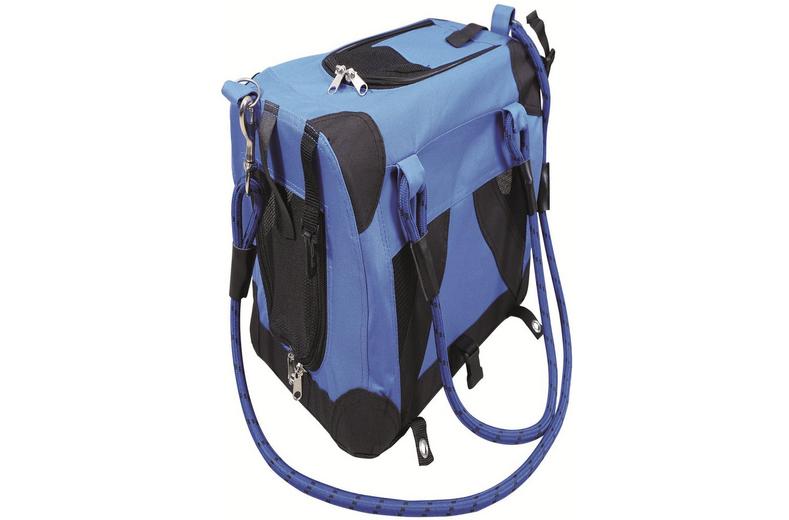 M-PETS Remix Travel Carrier 2 in 1 with Leash-Shoulder Belt - Blue M-PETS Remix Travel Carrier 2 in 1 with Leash-Shoulder Belt - Blue