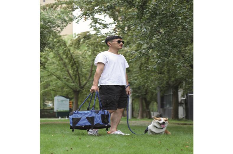 M-PETS Remix Travel Carrier 2 in 1 with Leash-Shoulder Belt - Blue M-PETS Remix Travel Carrier 2 in 1 with Leash-Shoulder Belt - Blue