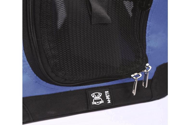 M-PETS Remix Travel Carrier 2 in 1 with Leash-Shoulder Belt - Blue M-PETS Remix Travel Carrier 2 in 1 with Leash-Shoulder Belt - Blue