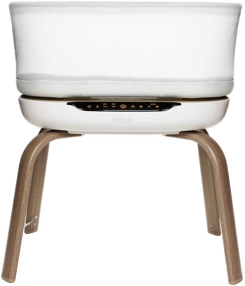 Graco Eluma Nest Bedside Crib - Luna