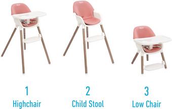 Graco Presti Highchair - Dusty Rose