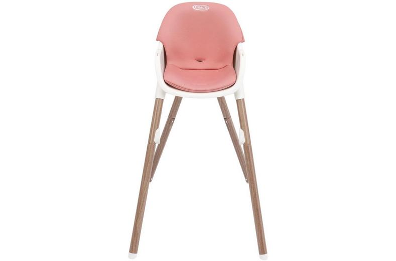 Graco Presti Highchair - Dusty Rose Graco Presti Highchair - Dusty Rose