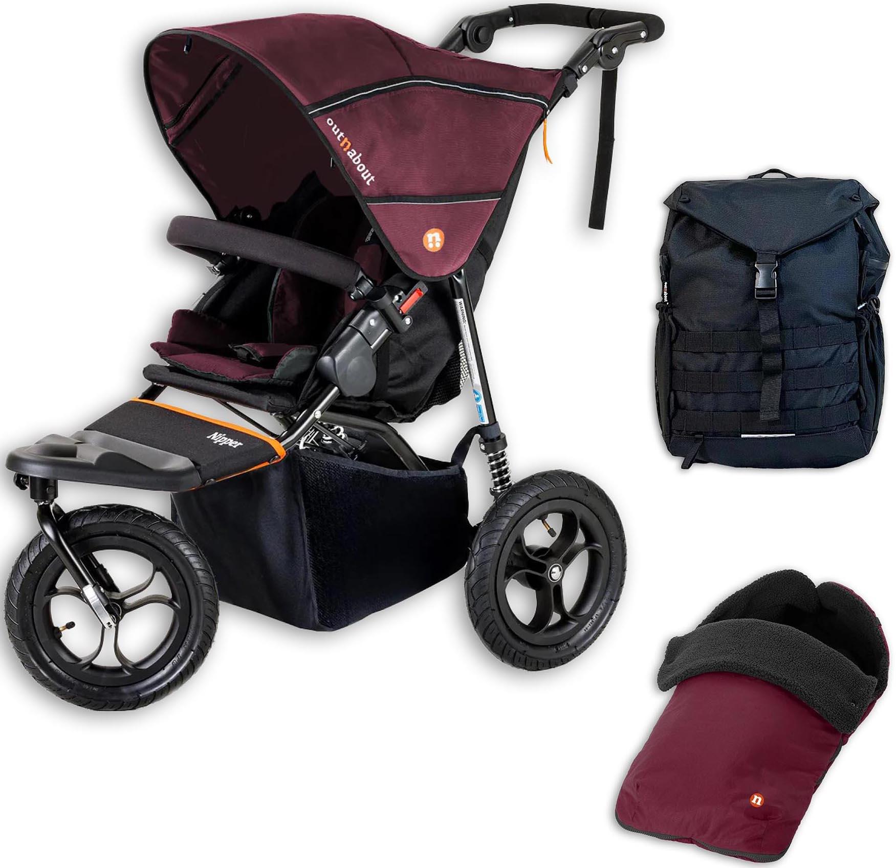 Nipper V6 Brambleberry Red All Terrain Adventure Bundle