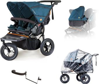 Nipper V6 Double Highland Blue Newborn & Toddler Bundle