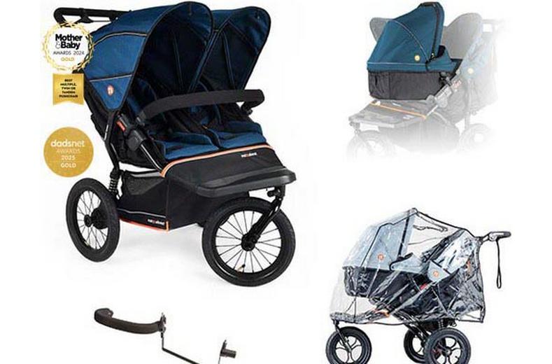 Nipper V6 Plus Double Highland Blue Newborn & Toddler Bundle Nipper V6 Plus Double Highland Blue Newborn & Toddler Bundle