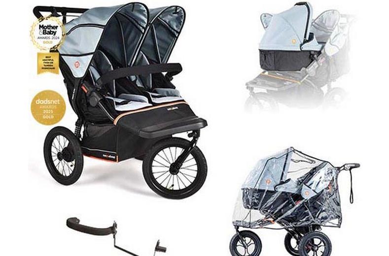 Nipper V6 Plus Double Rocksalt Grey Newborn & Toddler Bundle Nipper V6 Plus Double Rocksalt Grey Newborn & Toddler Bundle