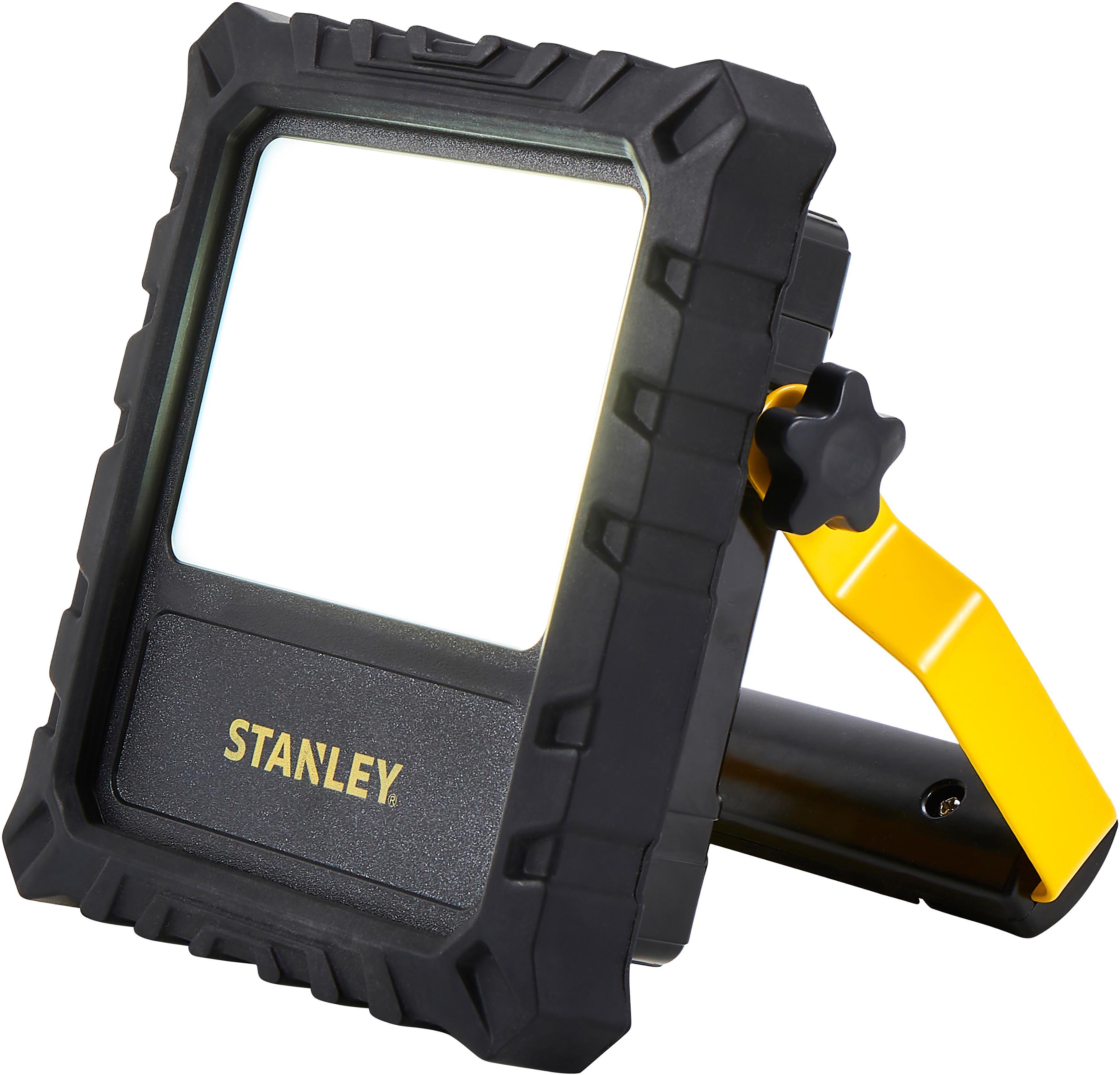 Stanley 1000 Lumens Rechargeable Worklight with Rubber Bezel Surround. IP65. USB-C