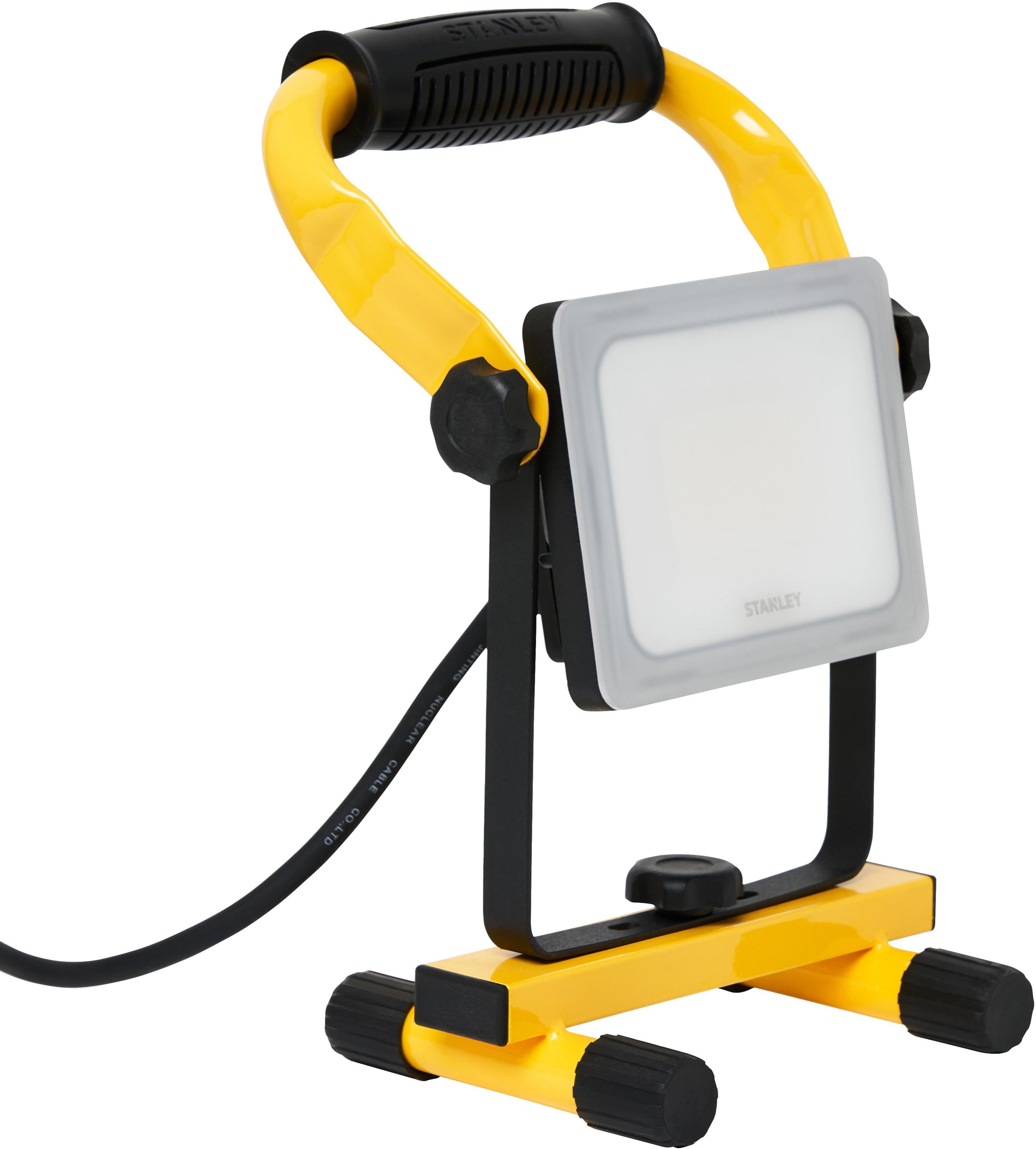 Stanley 20W Folding Worklight with Frosted Lens. 1800 Lumens. IP44.