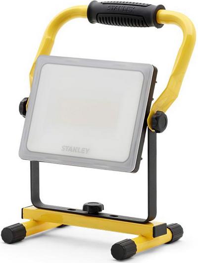 Stanley 50W Folding Worklight with Frosted Lens. 4500 Lumens. IP44.