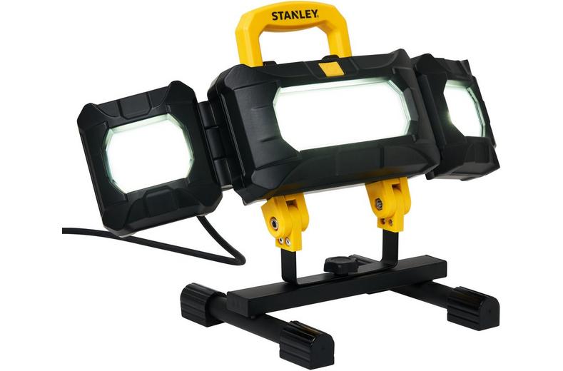 Stanley 50W Mains Powered Multi-Directional Worklight. Tripod Mountable. IP54. 4500 Lumens. Stanley 50W Mains Powered Multi-Directional Worklight. Tripod Mountable. IP54. 4500 Lumens.