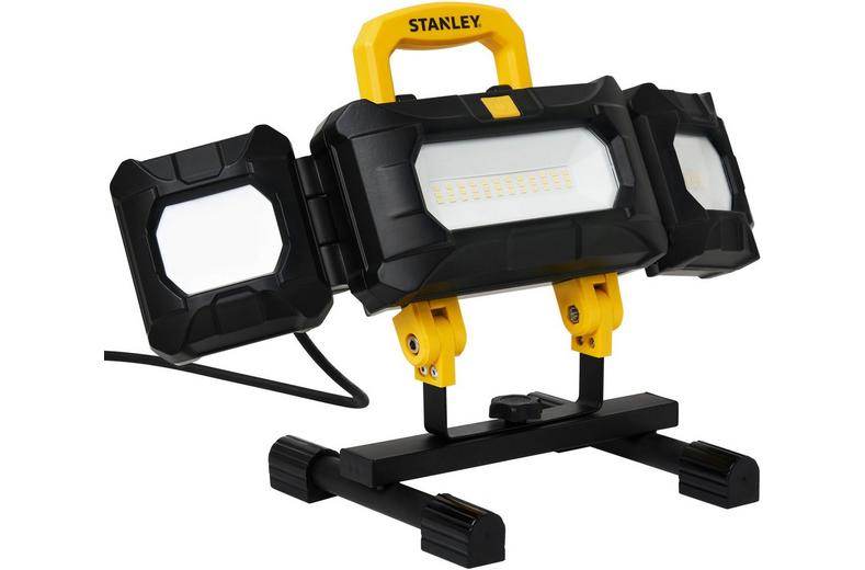 Stanley 50W Mains Powered Multi-Directional Worklight. Tripod Mountable. IP54. 4500 Lumens. Stanley 50W Mains Powered Multi-Directional Worklight. Tripod Mountable. IP54. 4500 Lumens.