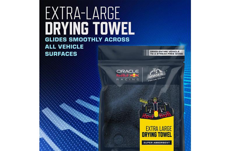 Armor All Oracle Red Bull Racing Drying Towel Armor All Oracle Red Bull Racing Drying Towel