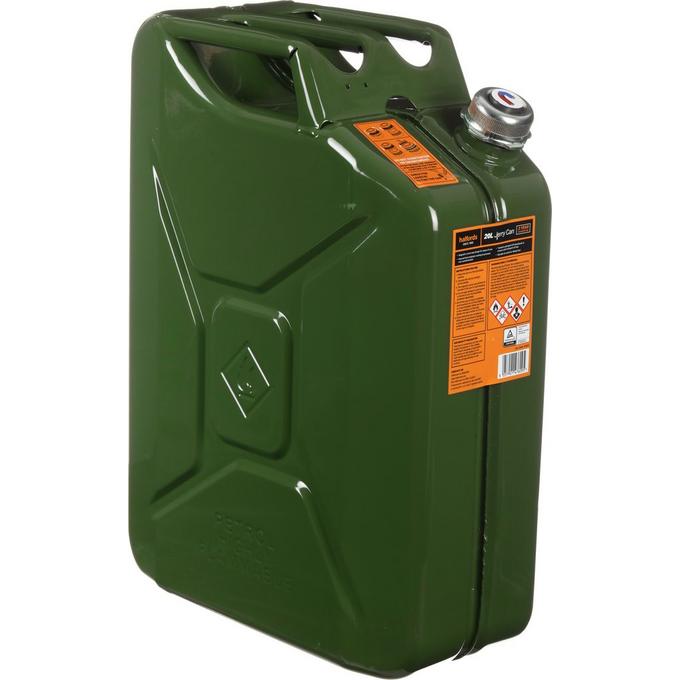 Petrol Cans Car Storage Fuel Petrol Diesel Oil Container with British Style Pour Tube Metal Jerry Can 20L 