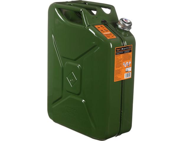 Halfords 20L Jerry can with screw cap for fuel - Green