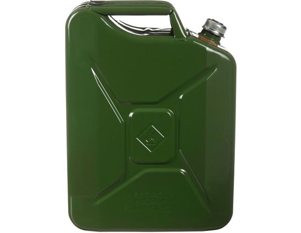Portable New 20L Metal Jerry Can Car Storage Fuel Petrol Diesel Oil Container 20L Green 