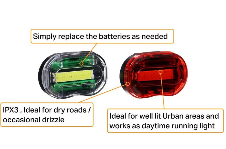 Halfords Super Bright LED Bike Light Set Halfords Super Bright LED Bike Light Set